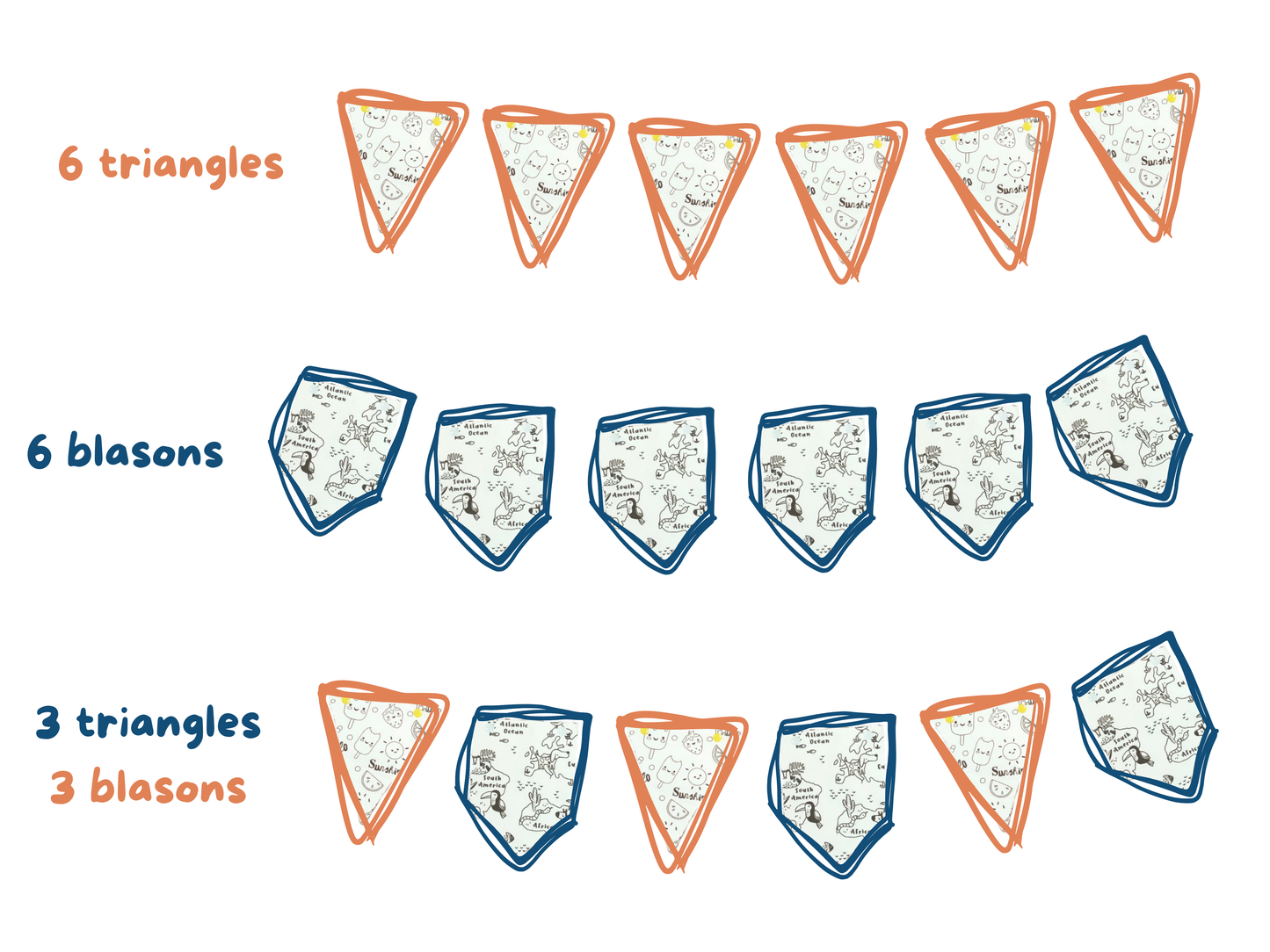 Guirlandes de fanions